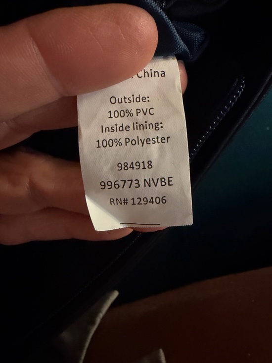 Nautical Venus navy blue and tan handbag - Picture 4 of 4